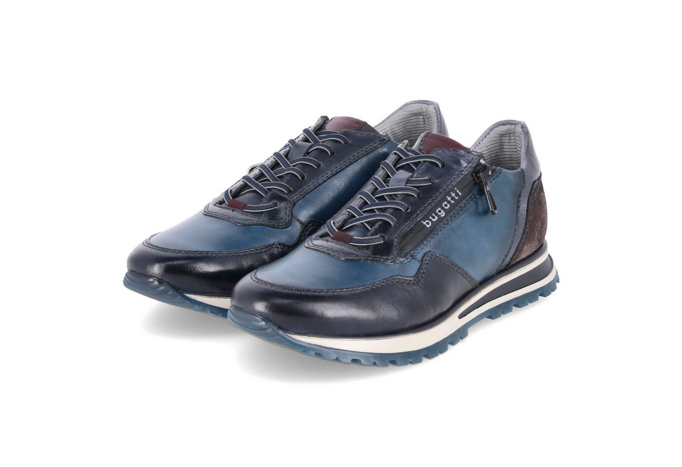 bugatti Bugatti 331AG8094141-4140 Herren Glattleder blau Schnürschuh von bugatti