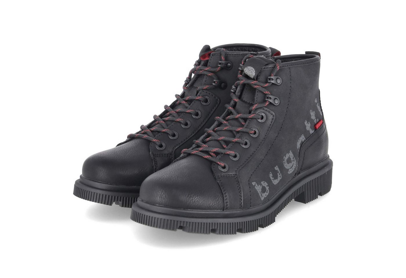 bugatti Bugatti 331AU6305000-1000 Herren Synthetik schwarz Schnürstiefel von bugatti