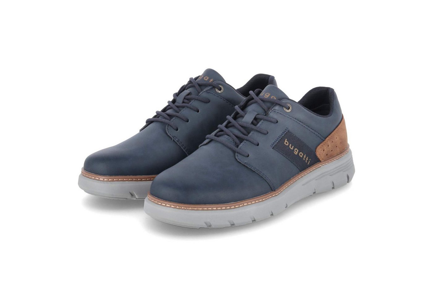 bugatti Bugatti 332AP0015000-4100 Herren Synthetik blau Schnürschuh von bugatti