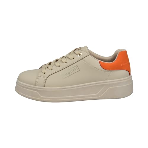 bugatti 435-AIE01 Damen Schnürer, Beige / Orange, 39 EU von bugatti