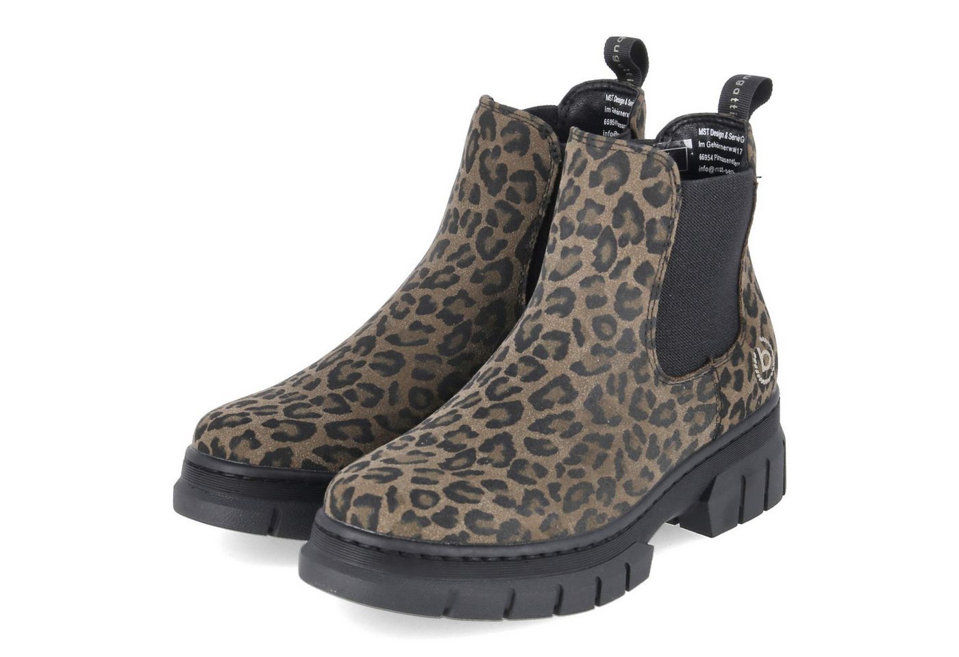 bugatti Bugatti 435ANC366900-8210 SP Damen Textil & Synthetik braun-kombi Schlupfstiefel von bugatti