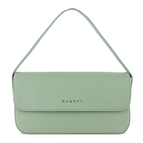 bugatti Almata Mini Schultertasche für Damen, kleine Umhängetasche für Frauen in mint von bugatti