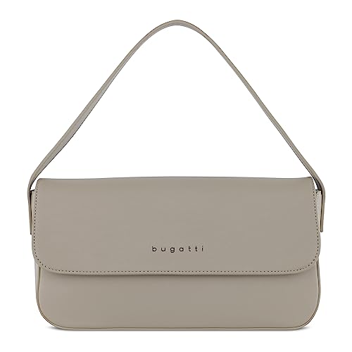 bugatti Almata Mini Schultertasche für Damen, kleine Umhängetasche für Frauen in sand von bugatti