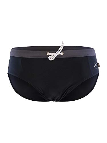 bugatti Badehose Style Birk - Black/White/Anthra - Größe 6 von bugatti