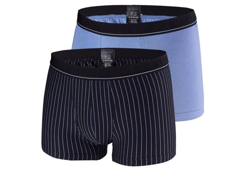bugatti Boxershorts Rom (2-St) ohne Eingriff, knitterfrei und langlebig im 2er Pack von bugatti