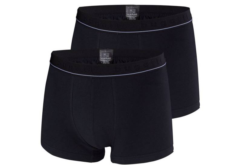 bugatti Boxershorts Rom (2-St) ohne Eingriff, knitterfrei und langlebig im 2er Pack von bugatti