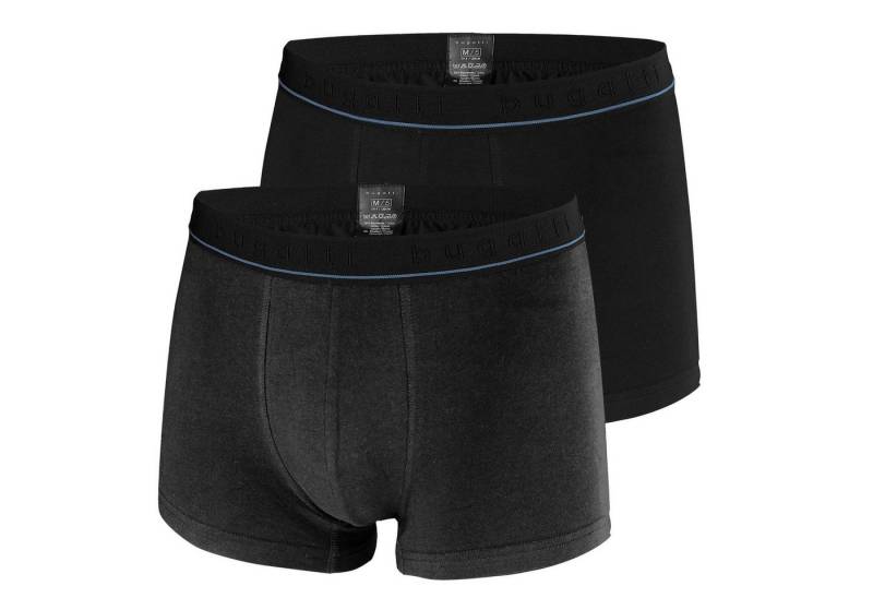 bugatti Boxershorts Rom (2-St) ohne Eingriff, knitterfrei und langlebig im 2er Pack von bugatti