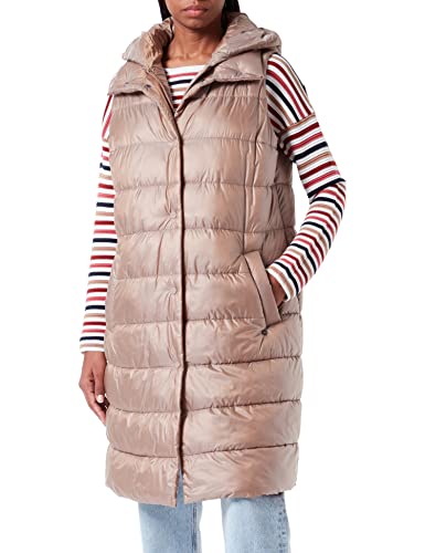 bugatti Damen 260328-21232 Steppweste, beige, 42 EU von bugatti