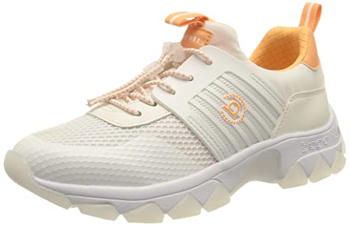 bugatti Damen 4.33E+11 Sneaker, White Orange, 42 EU von bugatti