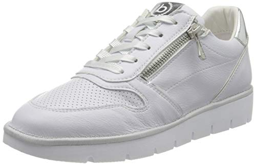 bugatti Damen 431a2q015059 Sneaker, White Silver, 40 EU von bugatti