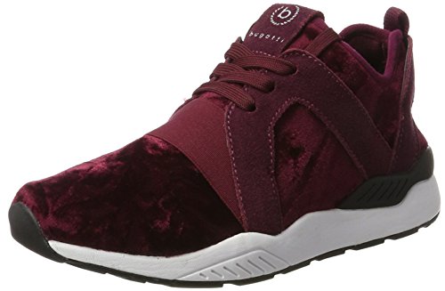 bugatti Damen 441270606000 Sneaker, Rot (Bordo) von bugatti