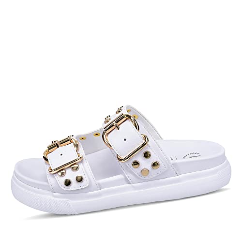 bugatti Damen Dalia Flipflop, White, 36 EU von bugatti