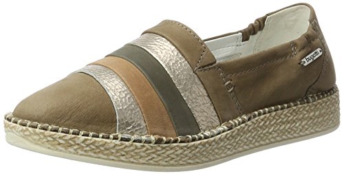 bugatti Damen J95631 Slipper, Braun (taupe/d,grau 187), 39 EU von bugatti