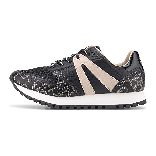 bugatti Damen Siena Sneaker, Black/beige, 38 EU von bugatti