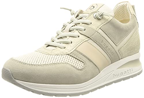 bugatti Damen Venice Sneaker, Light Green/beige, 41 EU von bugatti