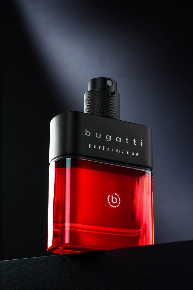 bugatti Duft-Set bugatti performance red for him EdT 100ml + SG 200ml GP, Stil und Dynamik von bugatti