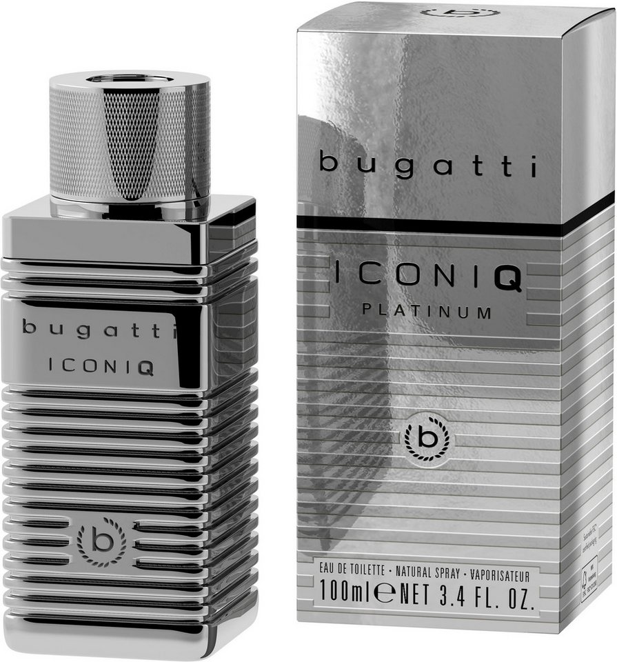 bugatti Eau de Toilette bugatti ICONIQ PLATINUM for him EdT 100ml von bugatti