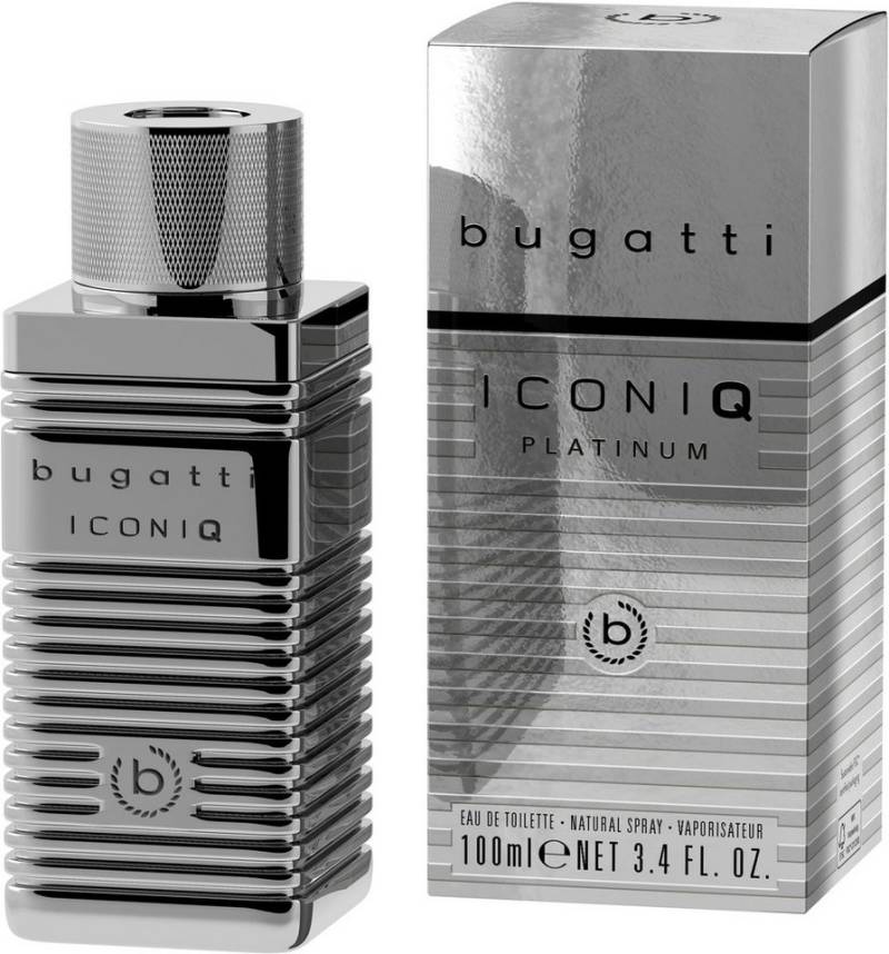 bugatti Eau de Toilette bugatti ICONIQ PLATINUM for him EdT 100ml von bugatti