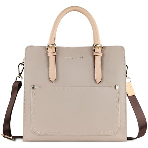 bugatti Ella Handtasche L für Damen, Frauen Tasche groß, Damenhandtasche in beige bugatti Ella Handtasche L für Damen, Frauen Tasche groß, Damenhandtasche in beige von bugatti