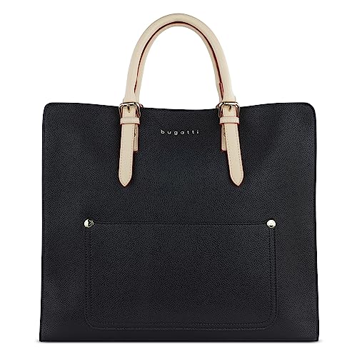 bugatti Ella XL Handtasche für Damen, Frauen Tasche groß, Damenhandtasche, schwarz von bugatti