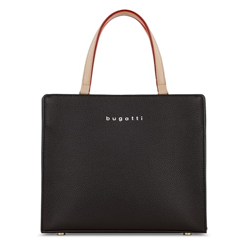 bugatti Ella Mini Tote Bag - Hochwertige Damen-Kunstledertasche in Dunkelbraun von bugatti