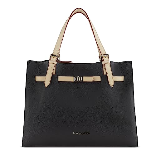 bugatti Ella Schultertasche für Damen, Frauen Tasche groß, Damenhandtasche, braun von bugatti