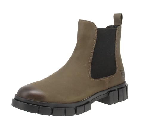 BAGATT Damen Fiona Chelsea Boot, Green/Black, 37 EU von BAGATT