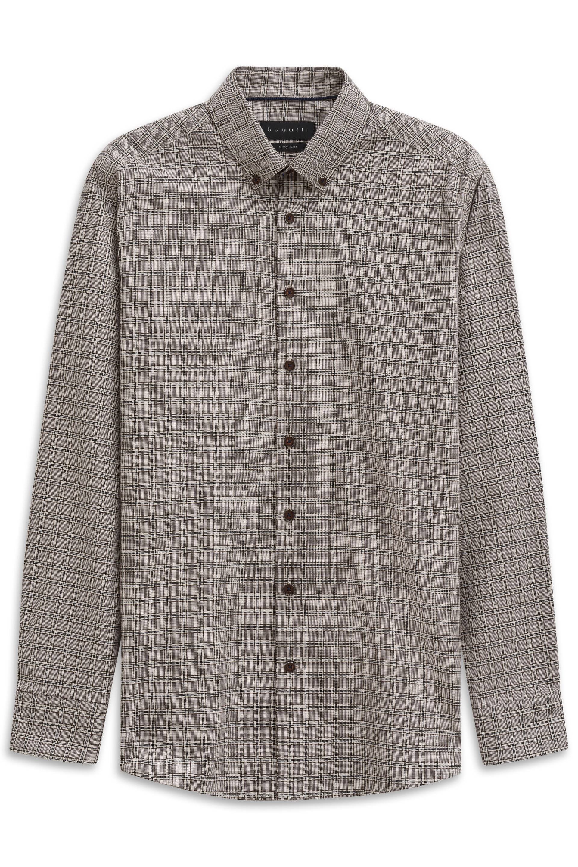 bugatti - Freizeithemd 1/1 Arm braun - Gr. - XL von bugatti