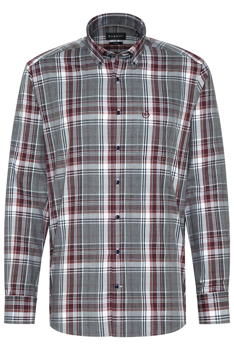 bugatti - Freizeithemd 1/1 Arm brombeere - Gr. - XXL von bugatti