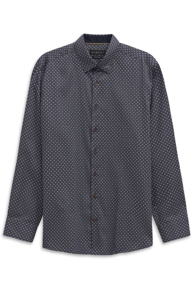 bugatti - Freizeithemd 1/1 Arm marine - Gr. - L von bugatti