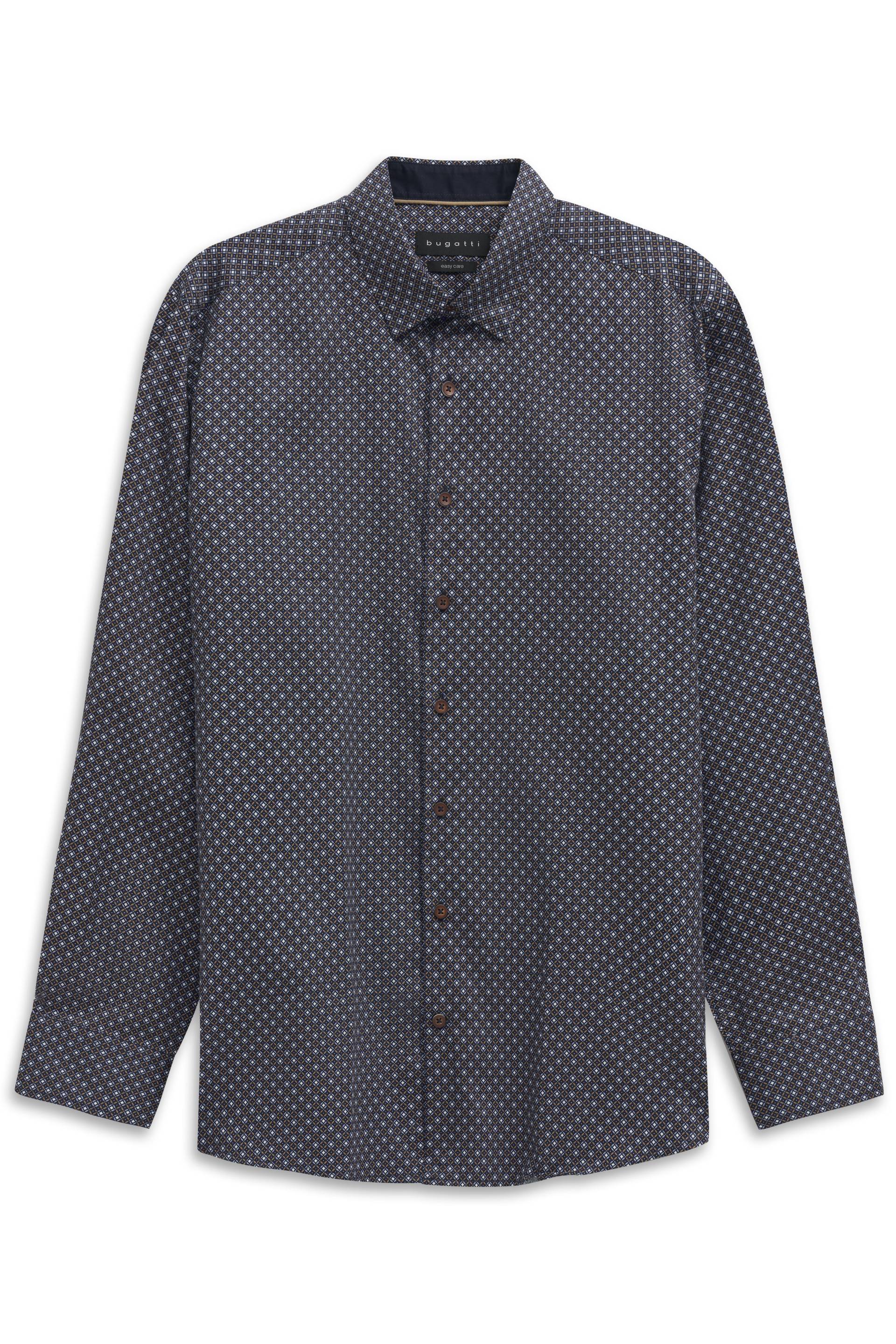 bugatti - Freizeithemd 1/1 Arm marine - Gr. - M von bugatti