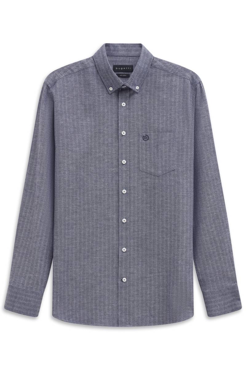 bugatti - Freizeithemd 1/1 Arm marine - Gr. - XXL von bugatti