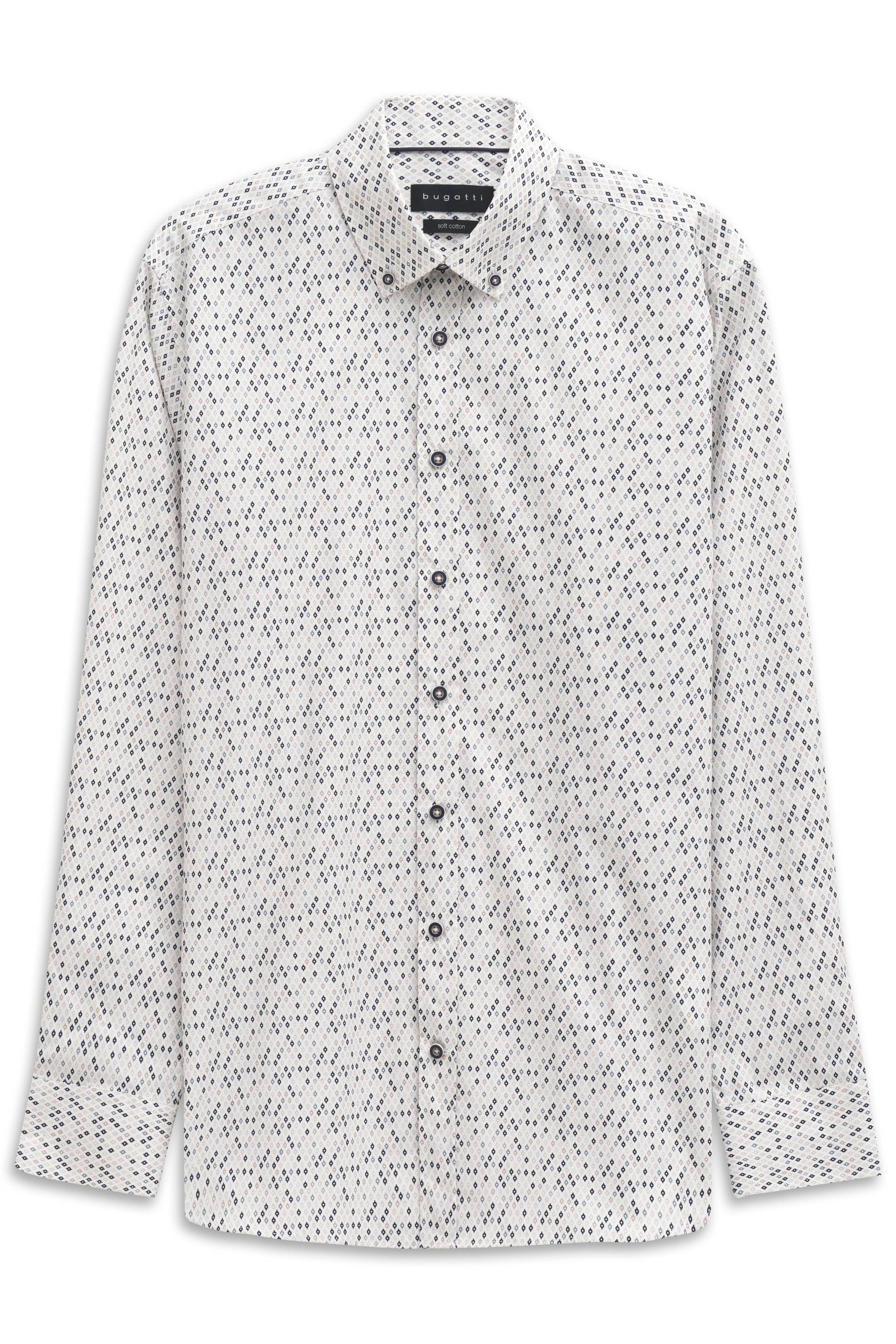 bugatti - Freizeithemd 1/1 Arm moos - Gr. - M von bugatti