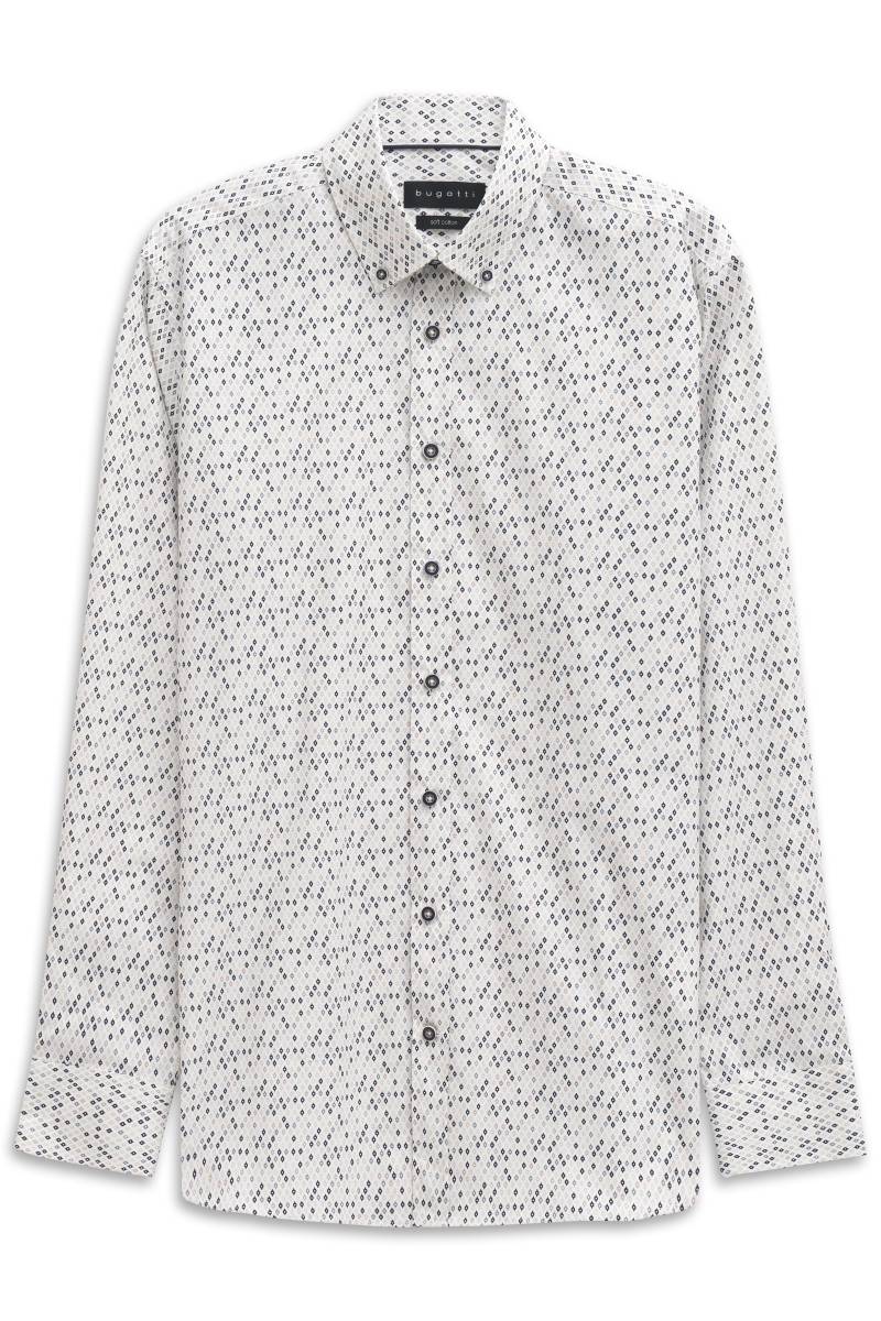 bugatti - Freizeithemd 1/1 Arm moos - Gr. - M von bugatti