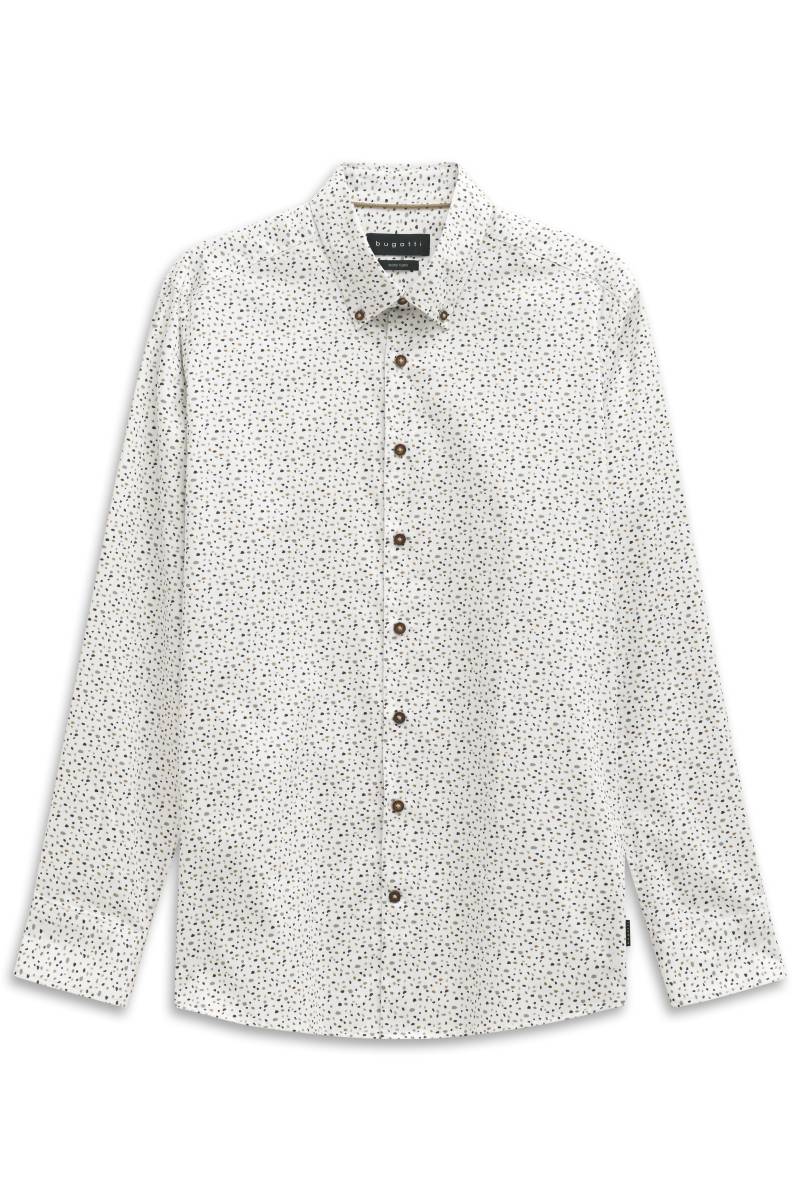 bugatti - Freizeithemd 1/1 Arm moos - Gr. - M von bugatti