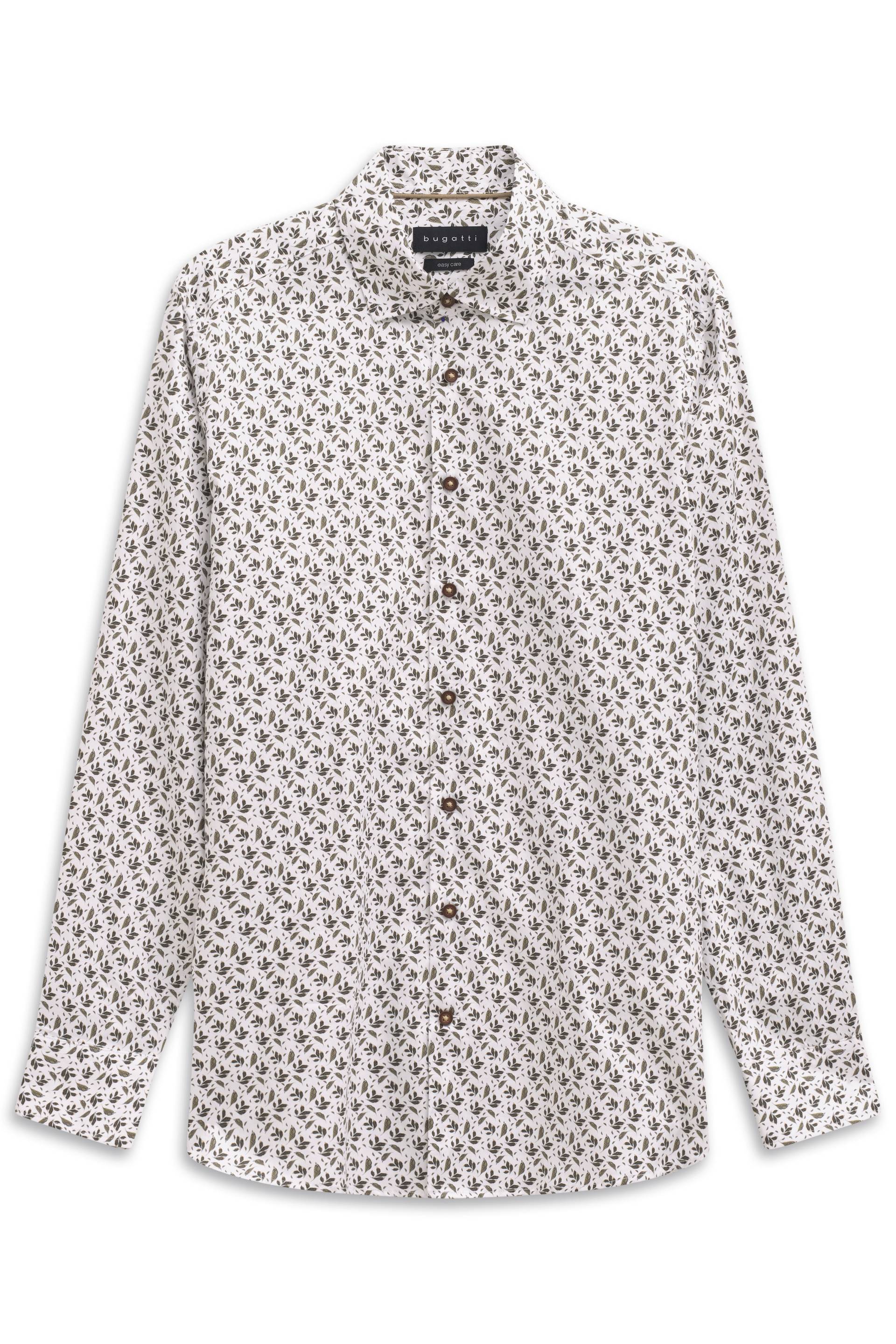 bugatti - Freizeithemd 1/1 Arm moos - Gr. - XL von bugatti