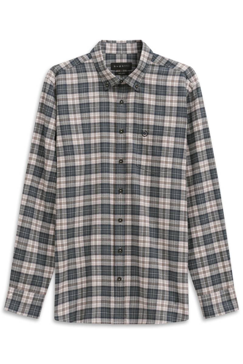 bugatti - Freizeithemd 1/1 Arm moos - Gr. - XXL von bugatti