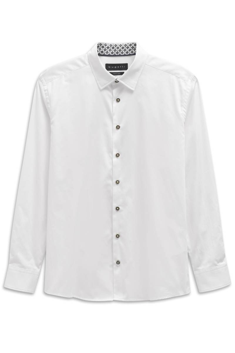 bugatti - Freizeithemd 1/1 Arm weiß - Gr. - L von bugatti