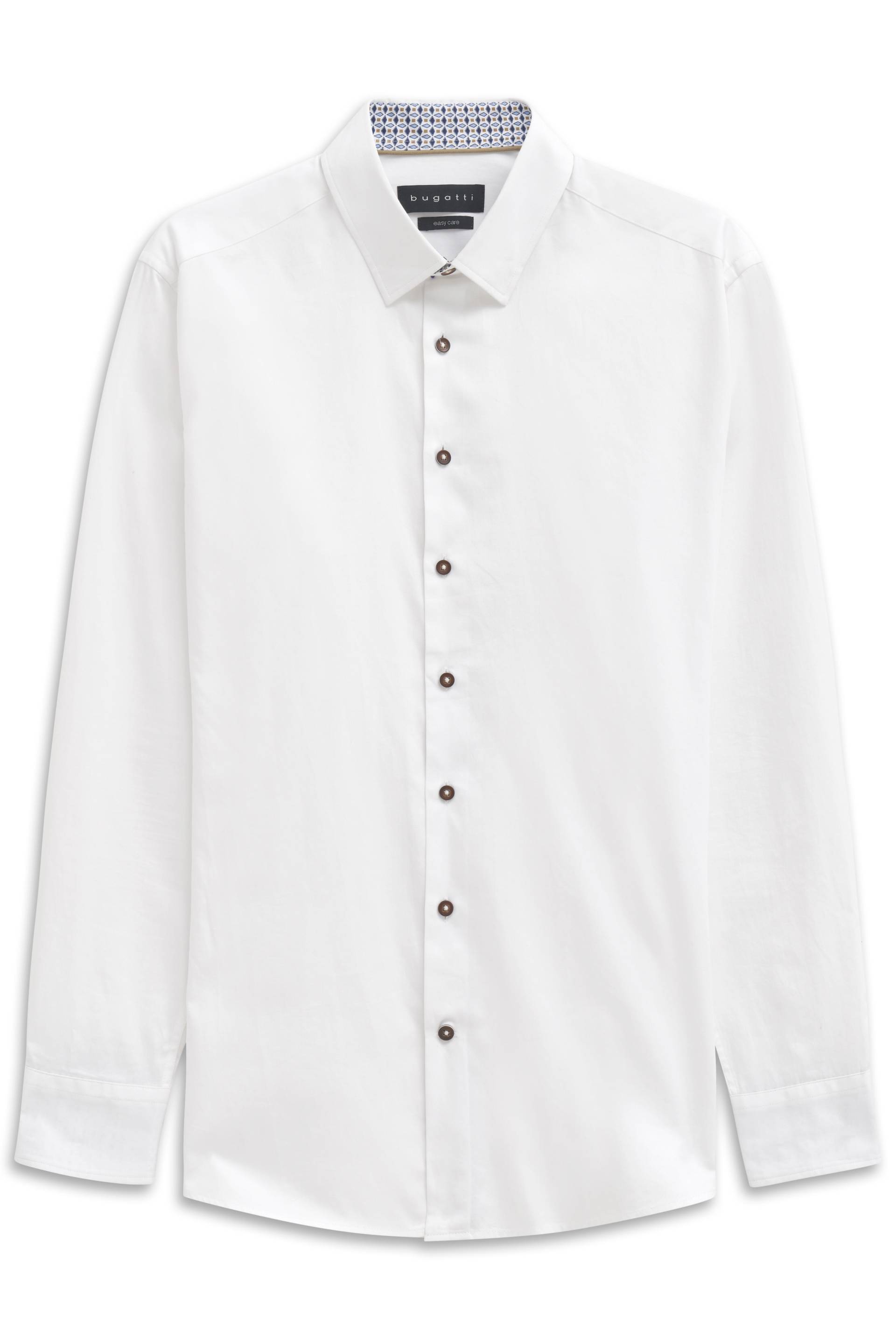 bugatti - Freizeithemd 1/1 Arm weiß - Gr. - XXL von bugatti