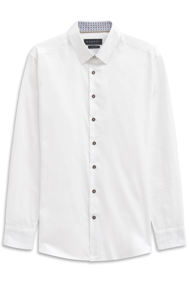 bugatti - Freizeithemd 1/1 Arm weiß - Gr. - XXL von bugatti