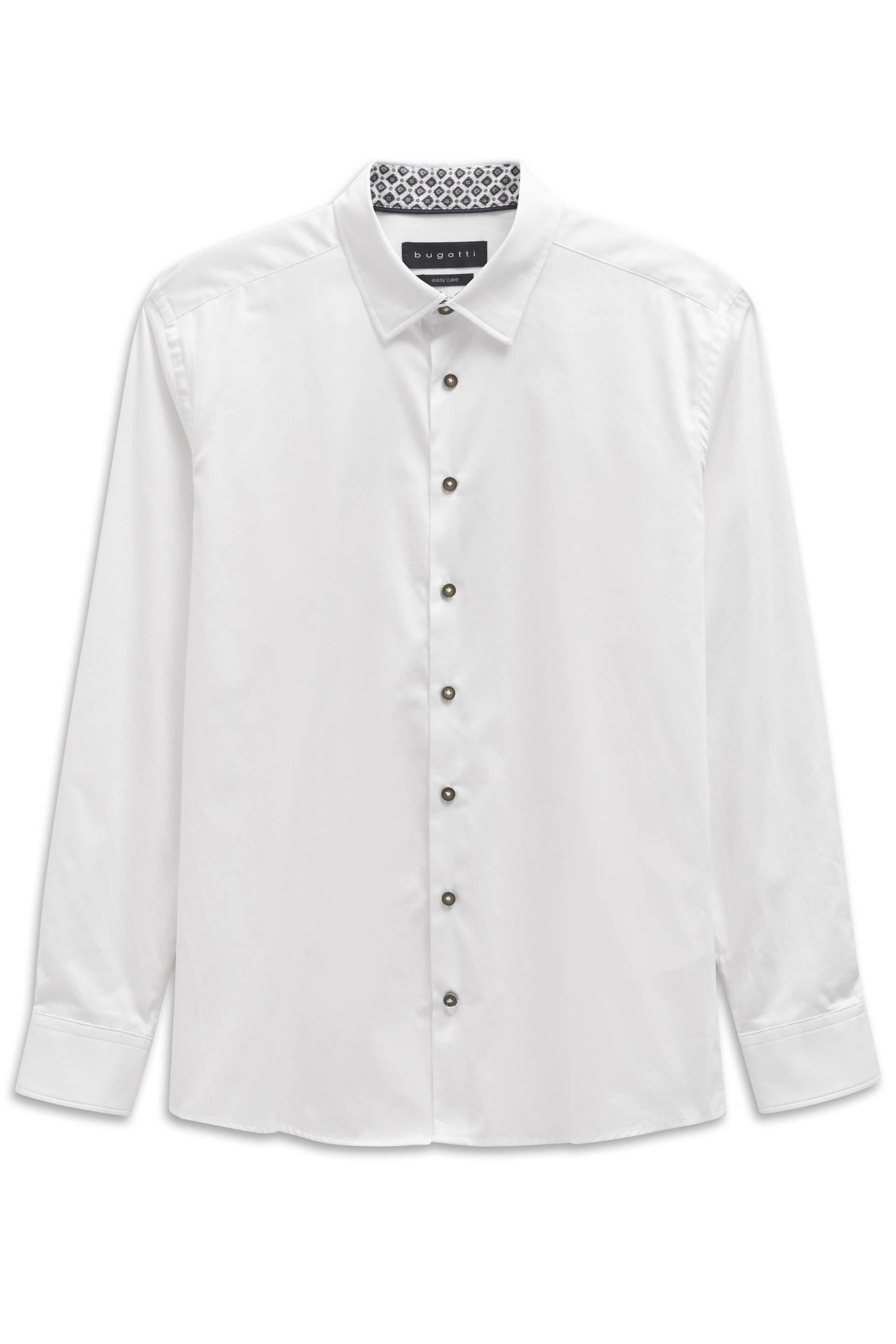 bugatti - Freizeithemd 1/1 Arm weiß - Gr. - XXL von bugatti