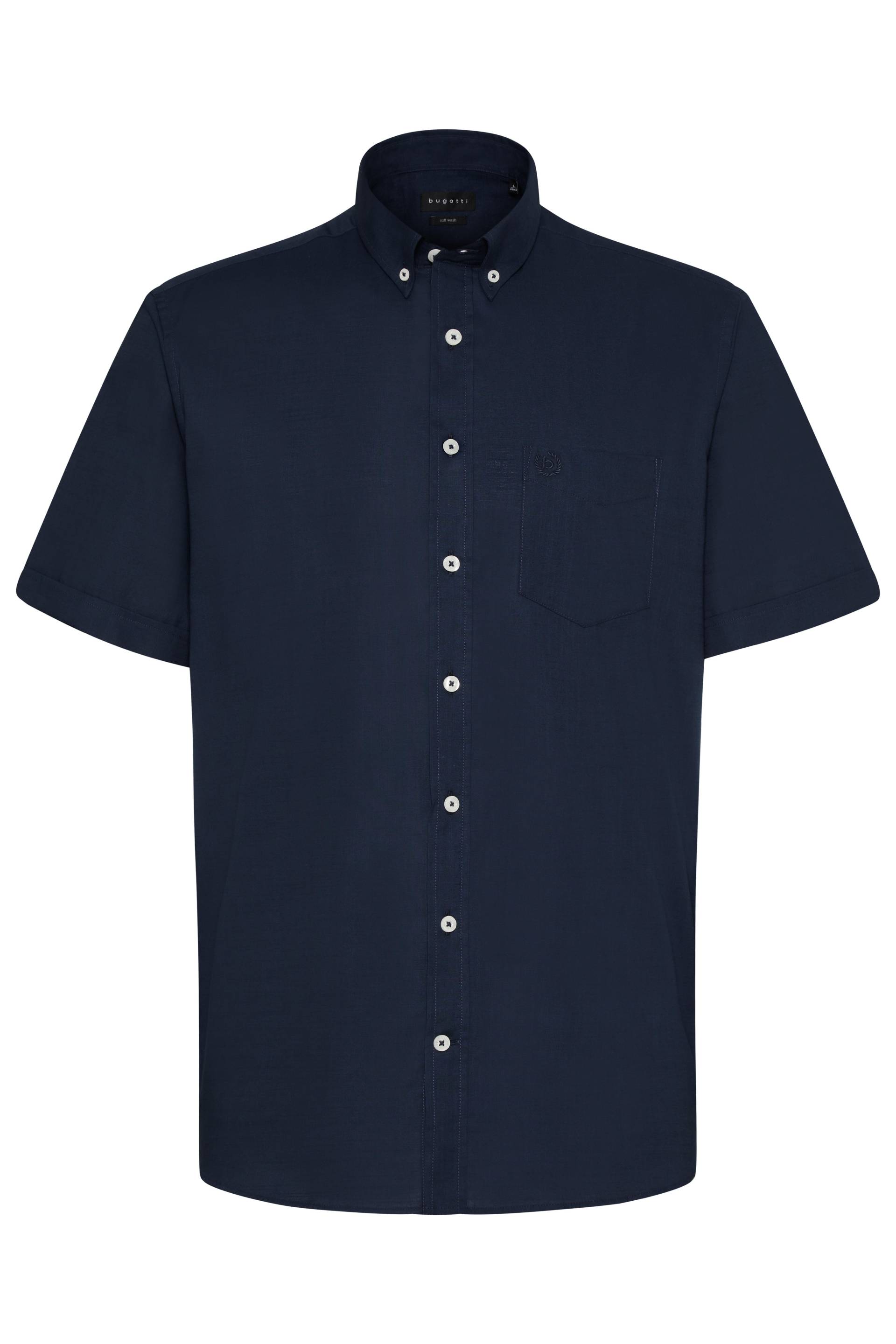 bugatti - Freizeithemd 1/2 Arm marine - Gr. - L von bugatti