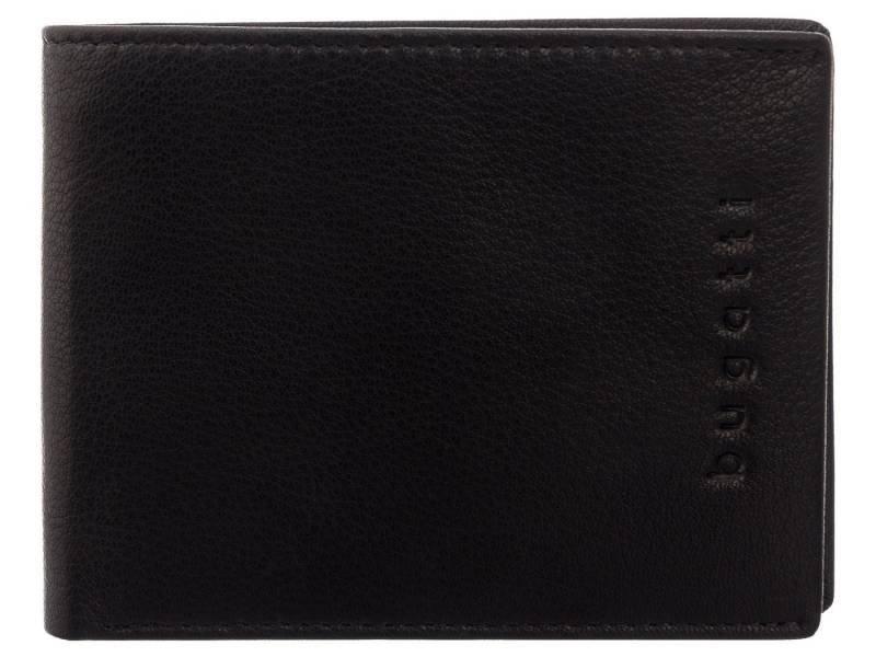bugatti Geldbörse ALDO Scheintasche 49113401 wallet schwarz (1-tlg), Querformat von bugatti