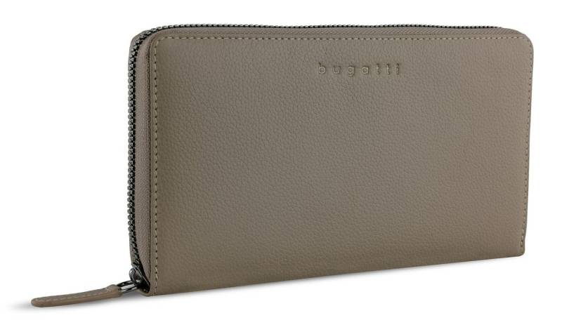 bugatti Geldbörse Ladies Long Zip Wallet, aus echtem Rindsleder mit RFID-Blocker Schutz von bugatti