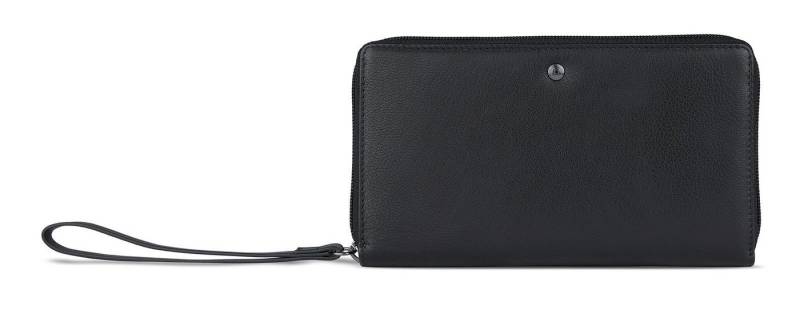 bugatti Geldbörse Ladies Long Zip Wallet, aus echtem Ziegenleder mit RFID-Blocker Schutz von bugatti