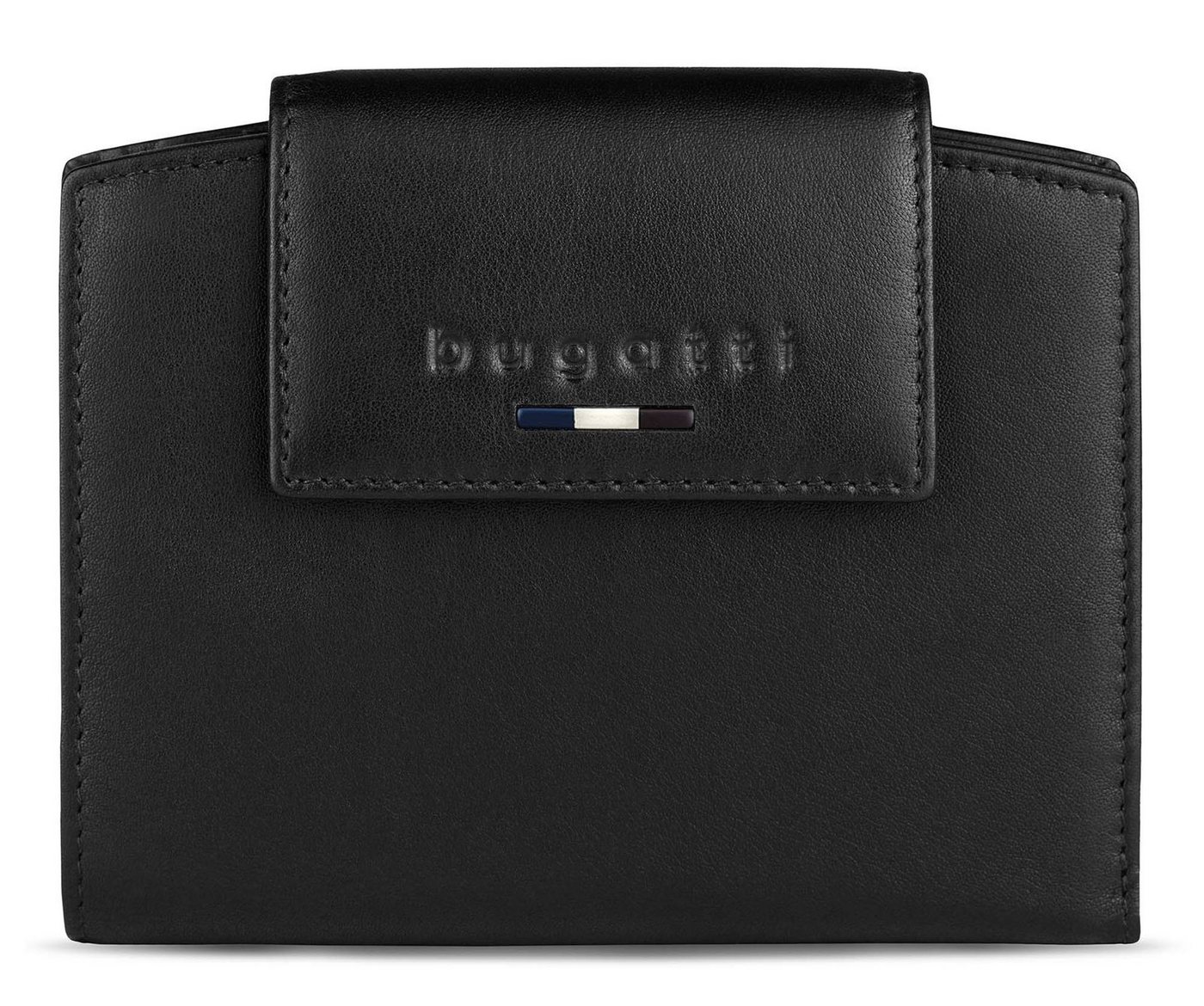 bugatti Geldbörse Ladies Wallet, aus echtem Rindsleder mit RFID-Blocker Schutz von bugatti