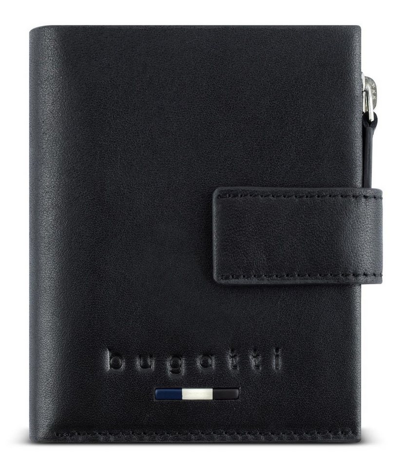 bugatti Geldbörse Mini Wallet, aus echtem Rindsleder mit RFID-Blocker Schutz von bugatti