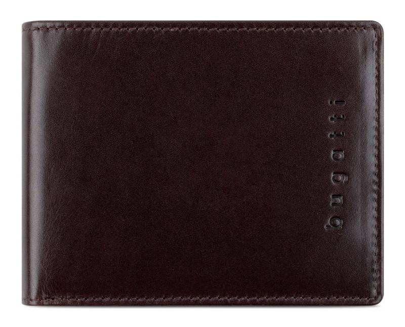 bugatti Geldbörse RFID Wallet 4CC, aus echtem Rindsleder mit RFID-Blocker Schutz von bugatti