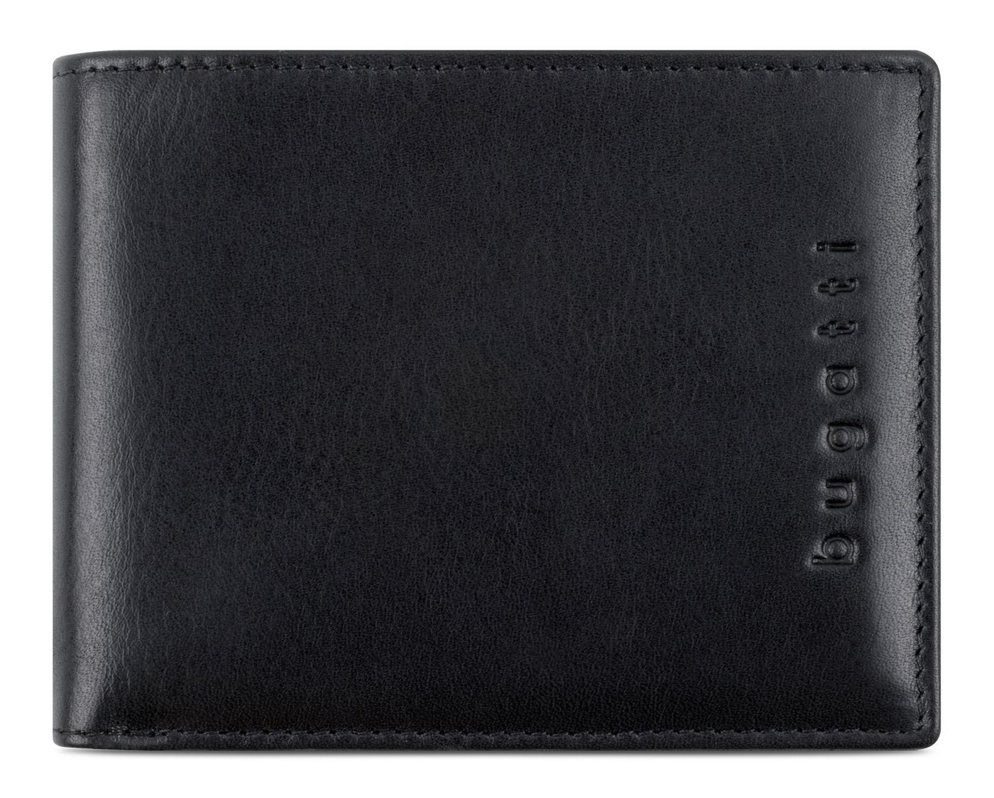 bugatti Geldbörse RFID Wallet 4CC, aus echtem Rindsleder mit RFID-Blocker Schutz von bugatti