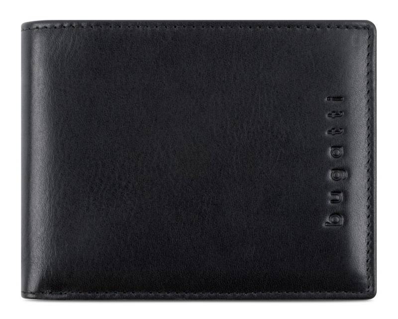bugatti Geldbörse RFID Wallet 4CC, aus echtem Rindsleder mit RFID-Blocker Schutz von bugatti